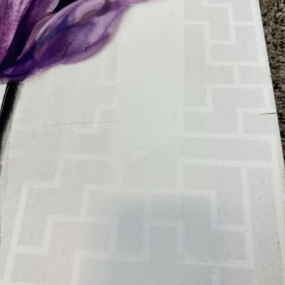 Purple Spring Tulip Flower Floral Canvas Painting Wall Art 24